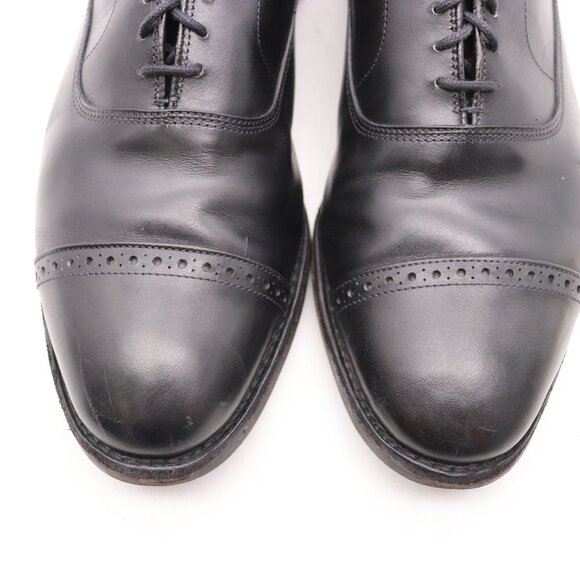 Allen Edmonds Fifth Avenue Men\'s 11 EEE Black Cap Toe Oxford Handcrafterd in USA